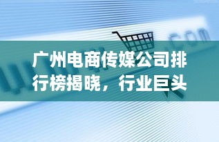 广州电商传媒公司排行榜揭晓，行业巨头究竟是谁？