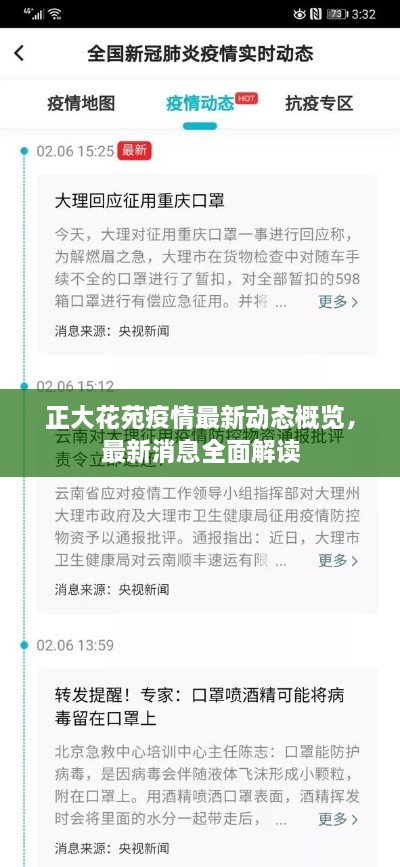 正大花苑疫情最新动态概览，最新消息全面解读