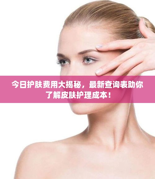 今日护肤费用大揭秘，最新查询表助你了解皮肤护理成本！