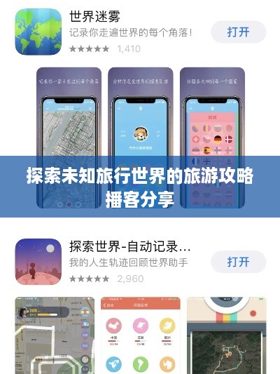 探索未知旅行世界的旅游攻略播客分享