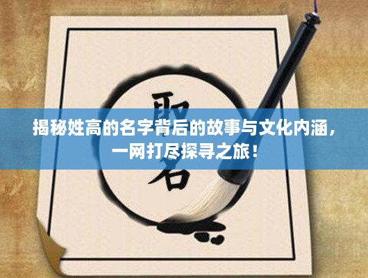 揭秘姓高的名字背后的故事与文化内涵，一网打尽探寻之旅！