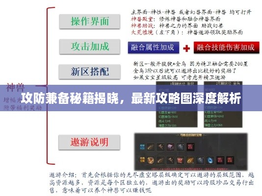 攻防兼备秘籍揭晓，最新攻略图深度解析