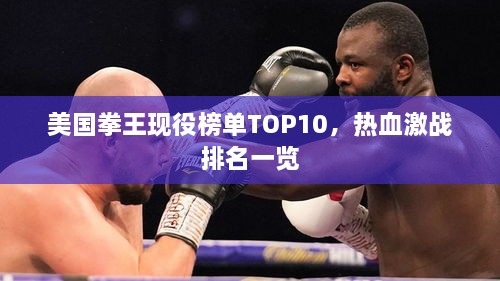 美国拳王现役榜单TOP10，热血激战排名一览