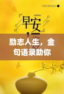 励志人生，金句语录助你砥砺前行！